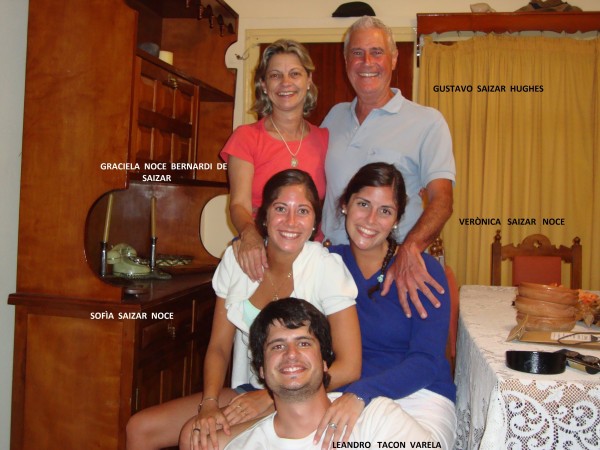 Familia  Gustavo Saizar Hughes